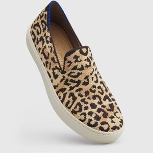 Rothy’s Leopard Print Slip-On Sneakers